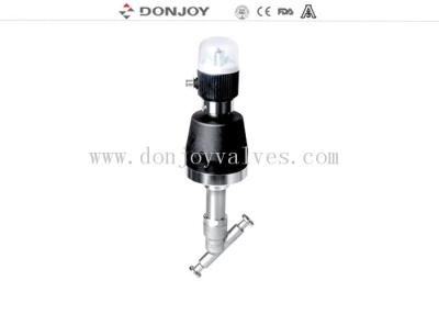 China DONJOY Pneumatic Angle Seat Valve with PTFE seal with 180 degree steam for sale