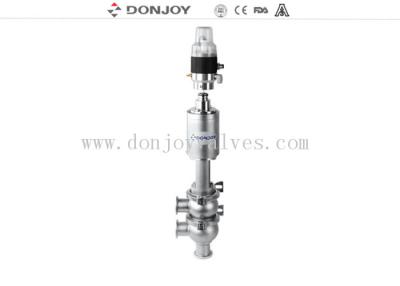 China Pneumatic  Reversing Seat Valve DN25-DN150 with Feeabck control head SS304 / 316L for sale