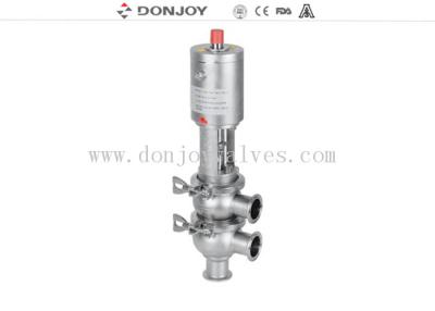 China El DN 25-DN100 afianzó el estándar de la válvula con abrazadera de regulación del acero inoxidable 304 normalmente cerrado en venta