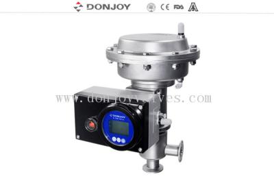 China Thin film Pneumatic Aseptic Reversing Seat Valve DN25-DN100 with  SS316L for sale
