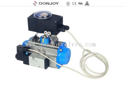 China Valve with Aluminum actuator with Intelligent C TOP-1561 control unit to feedback PLC for sale