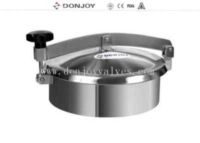 China 250mm Non Pressure Round Tank Manhole Cover with stainless steel 304 Handle for sale