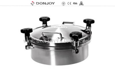 China DONJOY 300mm Round manhole Cover With Pressure Welded To The Tank for sale