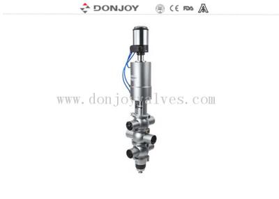 China SS316L Sanitary Double Seal Valve With Control Head/Donjoy Mixproof valves for sale