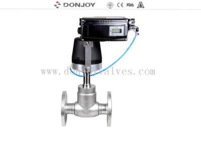China Regulated Flow Adjustable globe  Seat Valve  with flange End for steam for sale