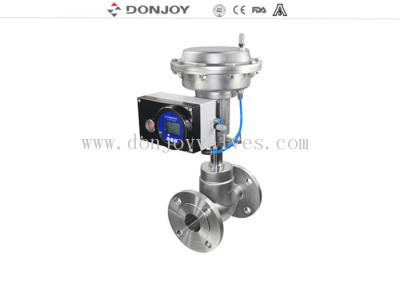 China Válvula de globo DN80 de regulamento com conexão da flange PN10 para o produto químico à venda
