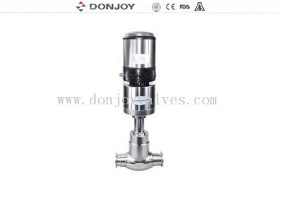 China Donjoy válvula de globo pneumático de aço inoxidável com extremo tri-clamp à venda