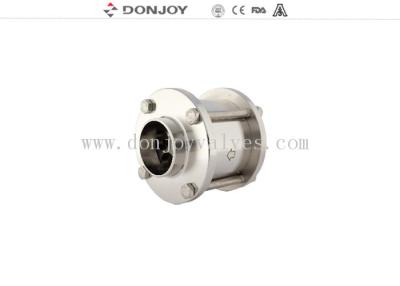 China Three Piece Welding Hydraulic Pneumatic Check Valve For Beverage / Wine / Oil for sale