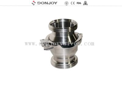 China Middle Clamp Hydraulic Check Valves With Thread Connection On 2 Ends For Drink Industry for sale