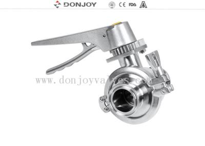 China EPDM Seal DN300 Sanitary 10 Inch SS Clamp Butterfly Valves for sale