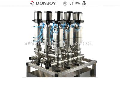 China DN40 Hygienic Stainless Steel Mixproof valve with C top for sale