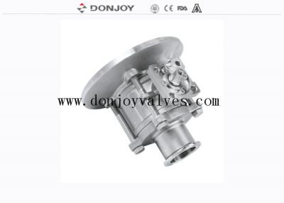 China DN65 3Pcs Tank Bottom Ball Valve with noretention design for pharmacy for sale