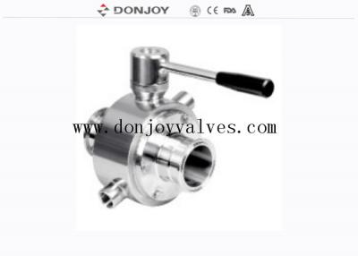 China Válvula de bola sanitária do manual do revestimento DN125 SS316L do calor à venda