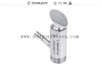 China Manual Elliptic Type Handle Sanitary Sampling Valve Thread Connection for sale