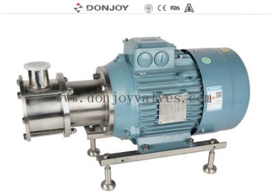China DONJOY SS316L Flexible Impeller Pump For Liquid And Solid Without Damage for sale