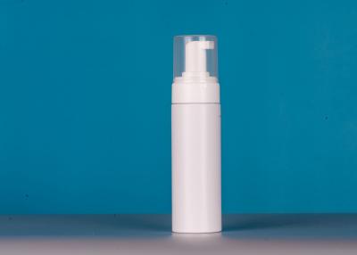 China Empty Plastic Foam Pump Bottle 240ml White PET For Facial Cleanser for sale