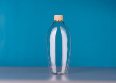 China PET 500ml Plastic Bottle Lotion Mouthwash Bottle Optional Cap for sale