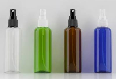 China 100Ml Round Pet Plastic Kids White Bright Colour Perfume Fragrance Spray Bottles for sale