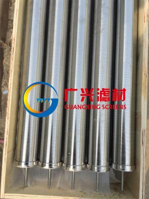 China hot sale stainless steel316L OD 85mm wedge wire screen tube for sale