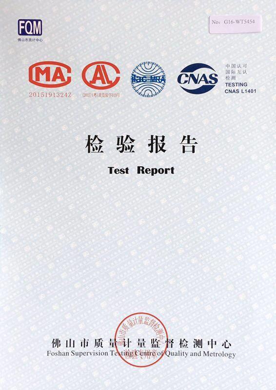 TEST REPORT - Foshan Yiquan Plastic Building Material Co.Ltd