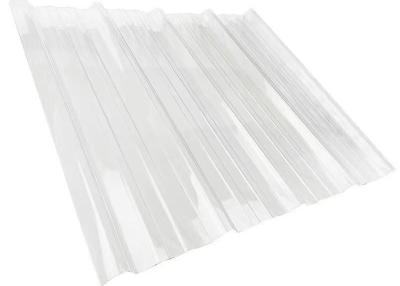 China Anti - Fog Polycarbonate Roof Sheet PC Corrugated Tile  For Carport Greenhouse for sale
