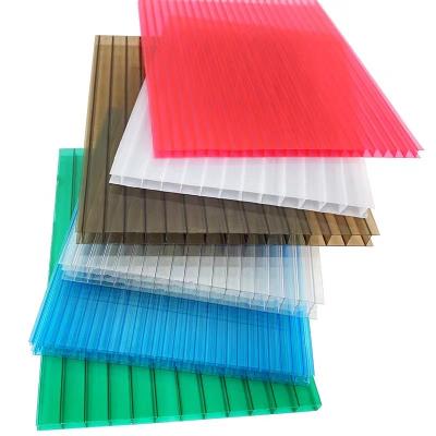 China Impact Resistant Hollow Polycarbonate PC Roof Tile For Greenhouse Parking Cover Park for sale