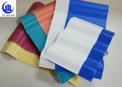 China Color Durable Pvc Roof Tiles Corrosion Resistance Tiles Sound Insulation Sheets for sale