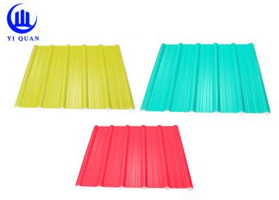 China Unique Waterproof PVC Plastic Roofing Sheet For Industry Park School for sale