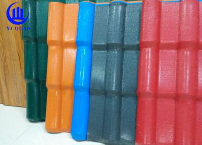 China Tablas durables coloridas del tejado del aislamiento de ASA Synthetic Roofing Tiles Heat en venta