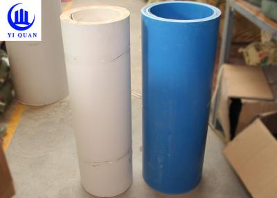China Corrosion Resistance Blue Flexible PVC Flat Sheet For Building Materials for sale