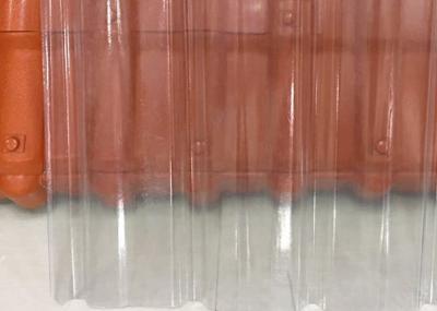 China Heat Insulation FRP Fiberglass Roof Tile UV Resistance Transparent for sale