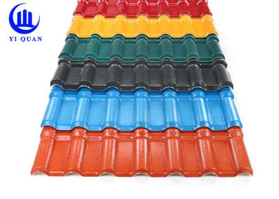 China Construction Material ASA Plastic Sheet For Roof Customized With Pvc Synthetic Resin Roof Tile for sale