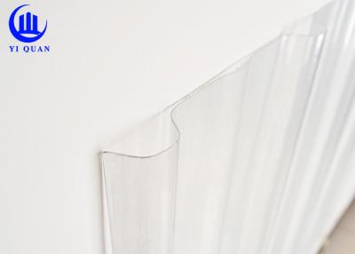 Chine Panneaux ondulés translucides UPVC de PVC de la fibre de verre de feuille ondulée claire matérielle de toiture à vendre