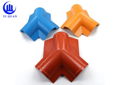 China Farmhouse RoofingTee Tile House Roof Accessories Synthetic Resin Three - Way for sale