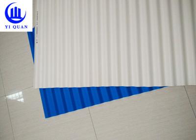 China Plastic Corrugated Tinted Plastic Roofing Sheets / Spanish Tile Roof for sale