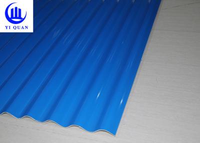 China Industrial Roofing UPVC Roofing Sheets Long Span Plastic Wavy Roofing for sale
