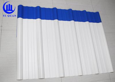 Cina Il PVC ha ricoperto le anti mattonelle di tetto spagnole di plastica sbiadentesi del PVC riveste lo spessore di pannelli di 1.5mm-2.5mm in vendita