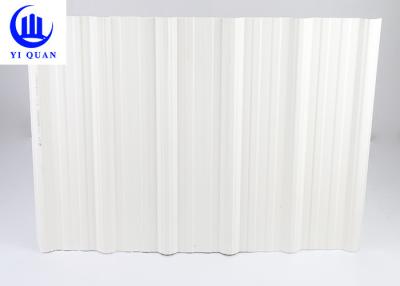 China Waterproof Plastic Roof Tiles Sheet Yiquan Corrugated Pvc Roofing Sheets for sale