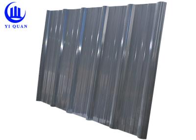 China 1130mm PVC Roof Tiles Bright Color ASA Corrugated Plastic Roofing Sheets for sale