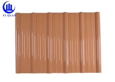 China Resistance To Impact PVC Plastic Spanish Roof Tiles Prices Waterproof for sale