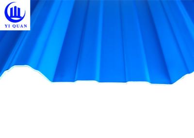 China Tejado de teja esmaltado acanalado funcionamiento impermeable de las tejas de tejado del PVC en venta