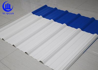 China Telhas de telhado plásticas materiais Trapeziodal do telhado do PVC da isolação do telhado da casa ou onda à venda