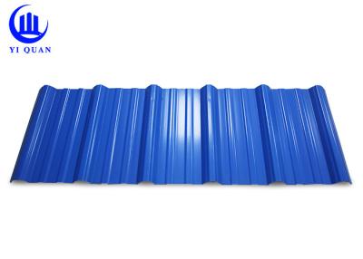 China 920 Mm Width Trapeziod Upvc Corrugated Sheets Light Weight Long Span for sale