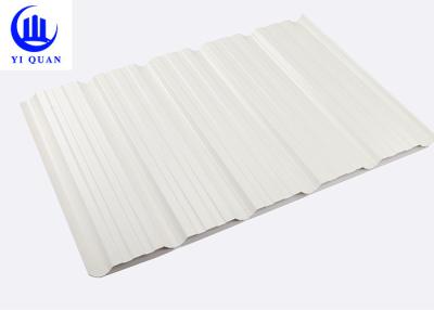 China Lightweight Waterproof Pvc Roofing Sheets / White Corrugated Roofing Sheets for sale