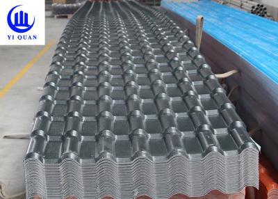 China Synthetic Resin Pvc Sheet For Roofing Corrugated Or Trapezoidal Double Roman Roof Tiles for sale