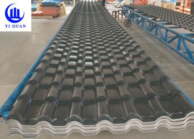 Chine Feuille verte d'ASA Coated Resin Lowes Plastic de tuile de toit de résine synthétique de marque à vendre