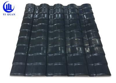 Chine Le plastique de résine synthétique a ridé des feuilles de toiture 1050mm à vendre