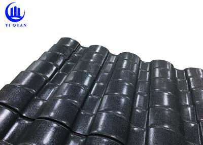 China El chalet hermoso ASA Color Corrugated Plastic Roofing cubre modificado para requisitos particulares para el nuevo campo en venta