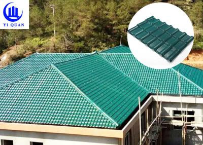 China Super Strong Impact Resistance Effect Synthetic Resin Roof Tiles with Well Low Temperature Resistant for sale