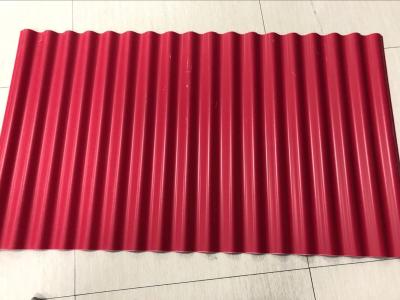 China Environmental 3 Layer UPVC Corrugated Sheets Anti Corrision Heat Insulation for sale